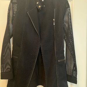 Mesh black jacket